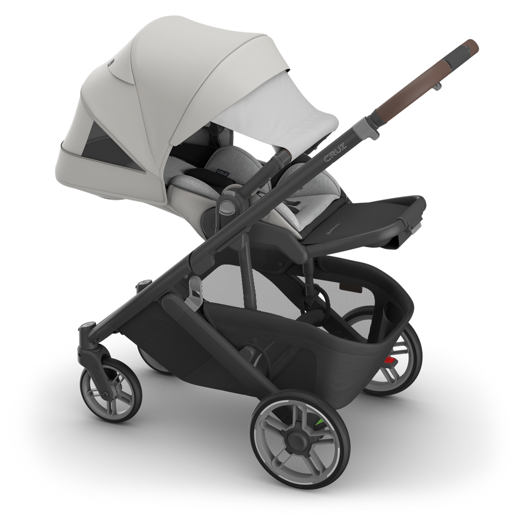 Uppababy CRUZ V3 Pushchair & Newborn Infant Cover, Savannah