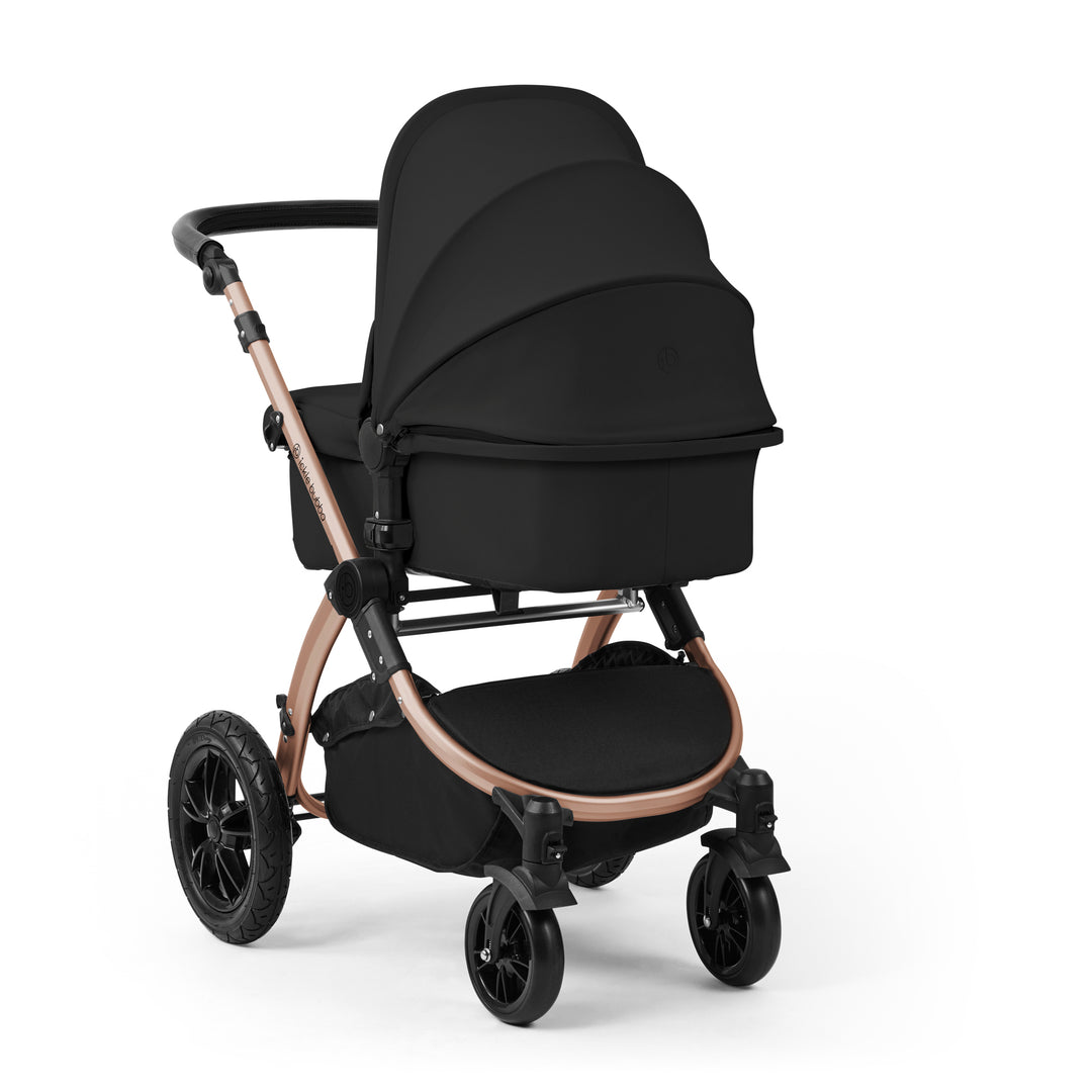 Ickle Bubba Stomp Luxe 2 in 1 Pram Bundle, Midnight / Bronze - image 4