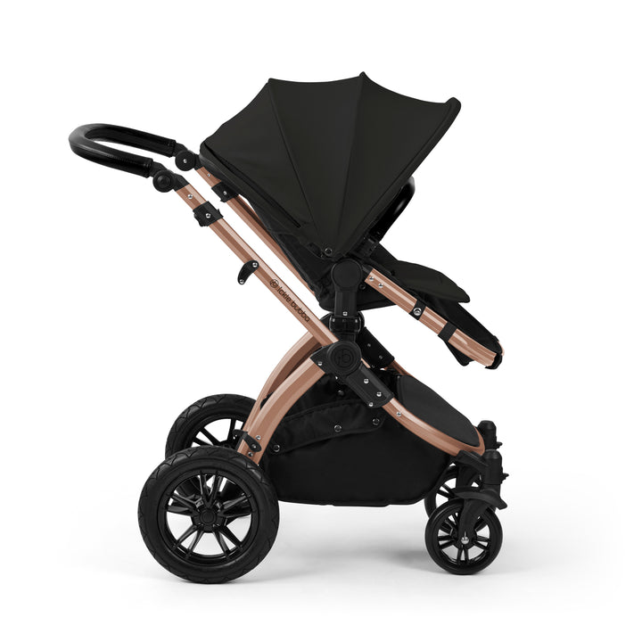 Ickle Bubba Stomp Luxe 2 in 1 Pram Bundle, Midnight / Bronze - image 7