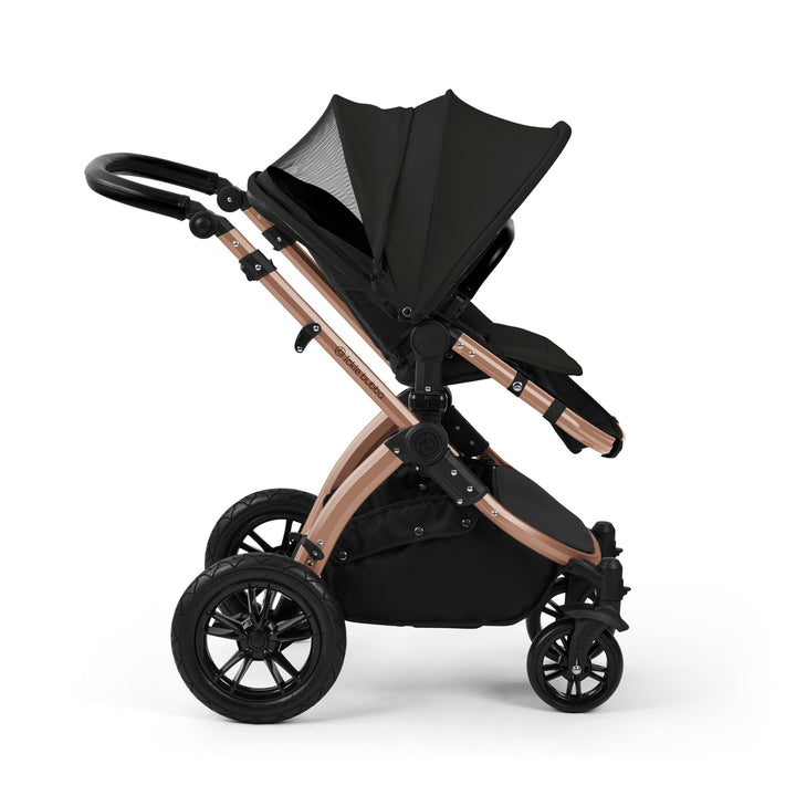 Ickle Bubba Stomp Luxe 2 in 1 Pram Bundle, Midnight / Bronze - image 8