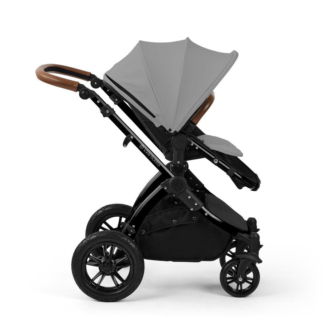 Ickle Bubba Stomp Luxe 2 in 1 Pram Bundle, Pearl Grey / Black - image 7