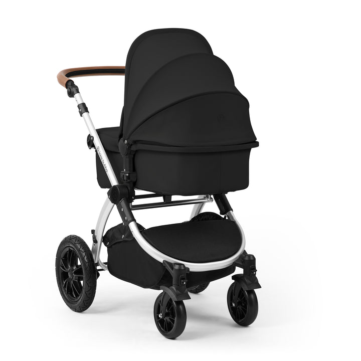 Ickle Bubba Stomp Luxe 2 in 1 Pram Bundle, Midnight / Silver - image 4