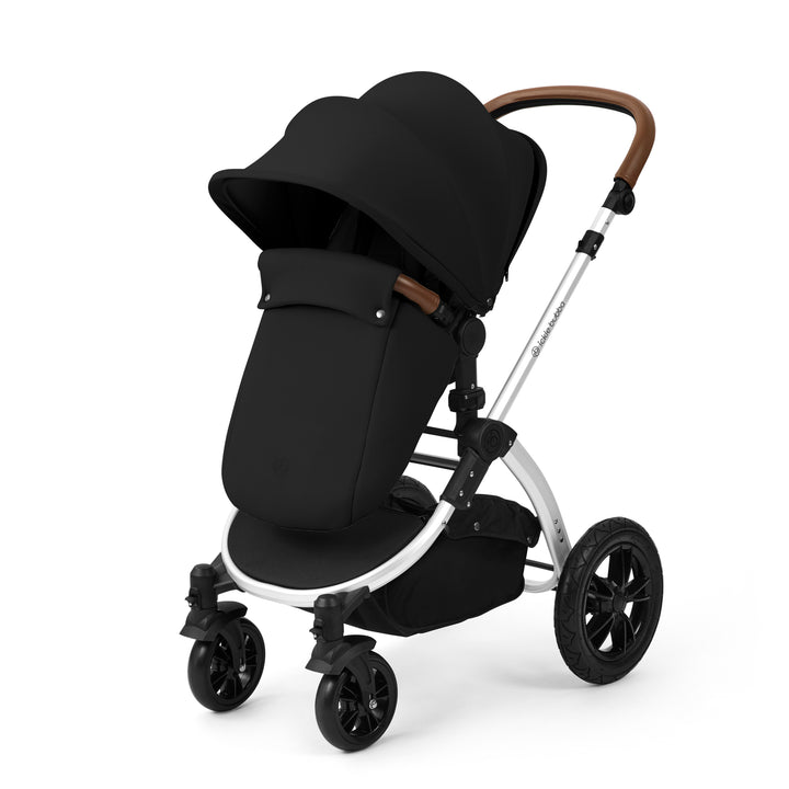 Ickle Bubba Stomp Luxe 2 in 1 Pram Bundle, Midnight / Silver - image 6