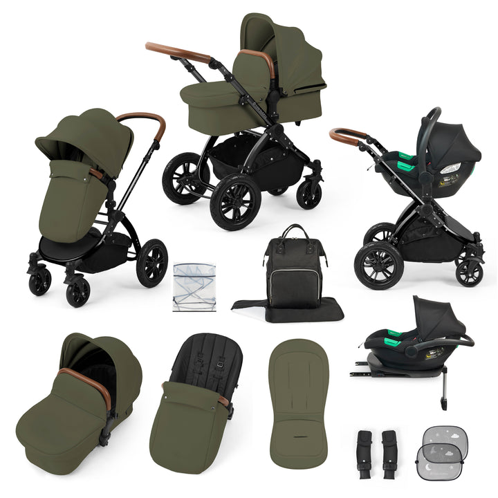 Ickle Bubba Stomp Luxe All in One Cirrus i-Size Travel System Bundle, Woodland / Black - image 1