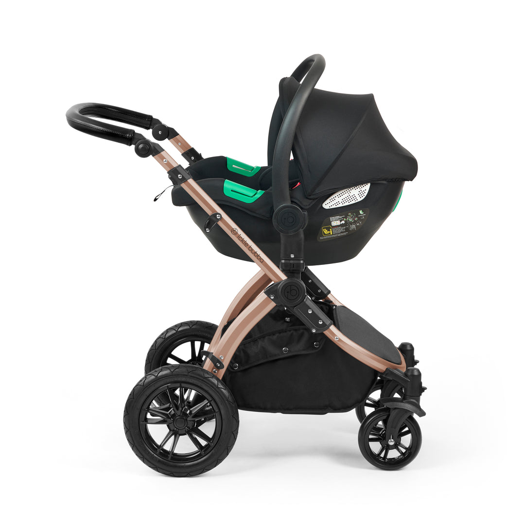 Ickle Bubba Stomp Luxe All in One Cirrus i-Size Travel System Bundle, Midnight / Bronze - image 10