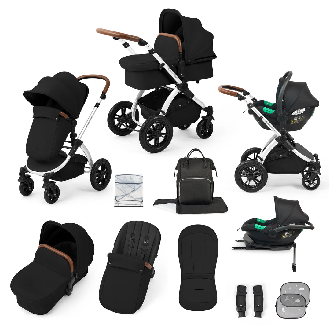 Ickle Bubba Stomp Luxe All in One Cirrus i-Size Travel System Bundle, Midnight / Silver - image 1