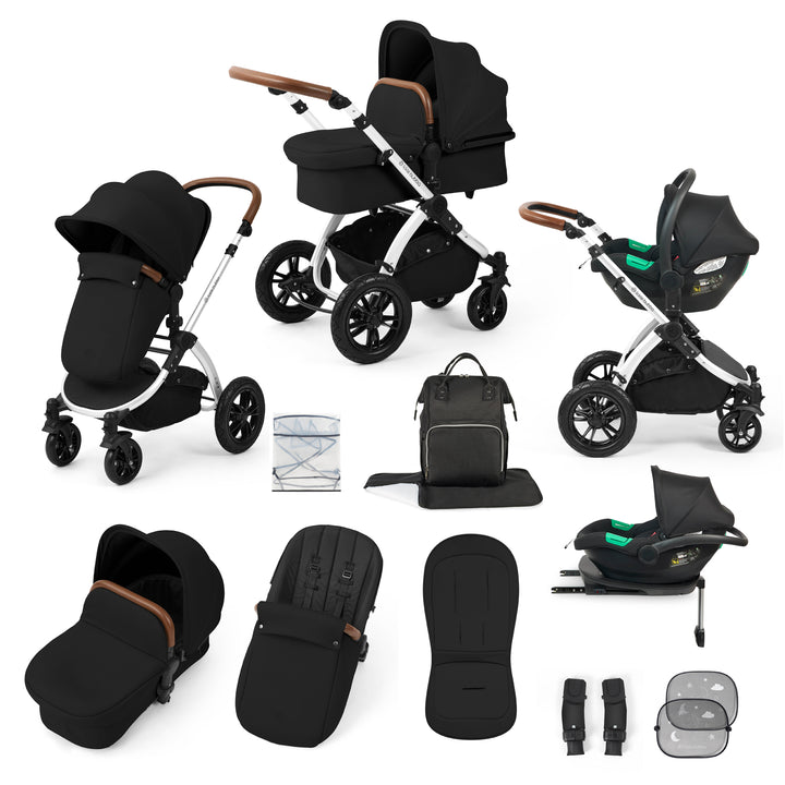 Ickle Bubba Stomp Luxe All in One Cirrus i-Size Travel System Bundle, Midnight / Silver - image 1