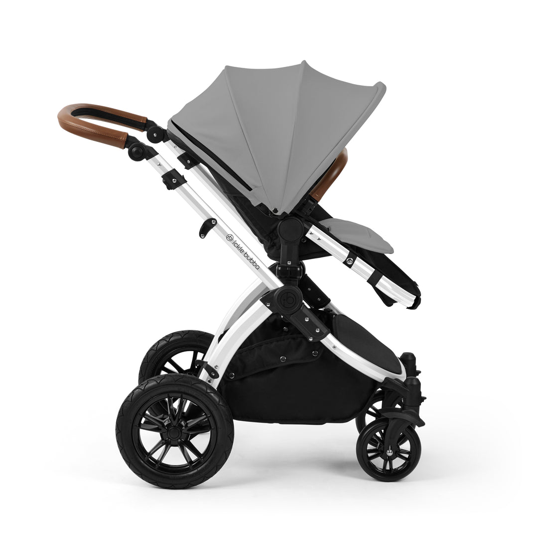 Ickle Bubba Stomp Luxe All in One Cirrus i-Size Travel System Bundle, Pearl Grey / Silver - image 7