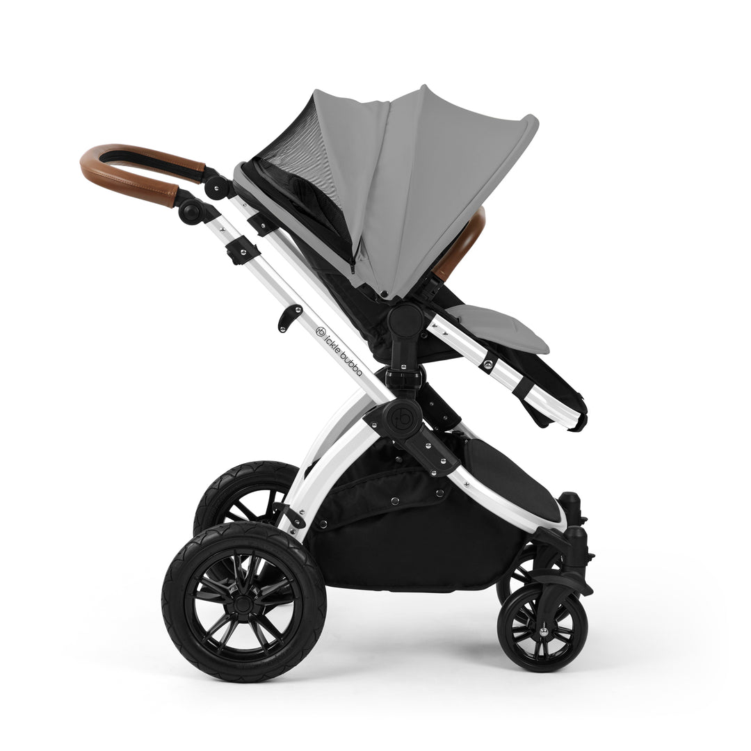 Ickle Bubba Stomp Luxe All in One Cirrus i-Size Travel System Bundle, Pearl Grey / Silver - image 8