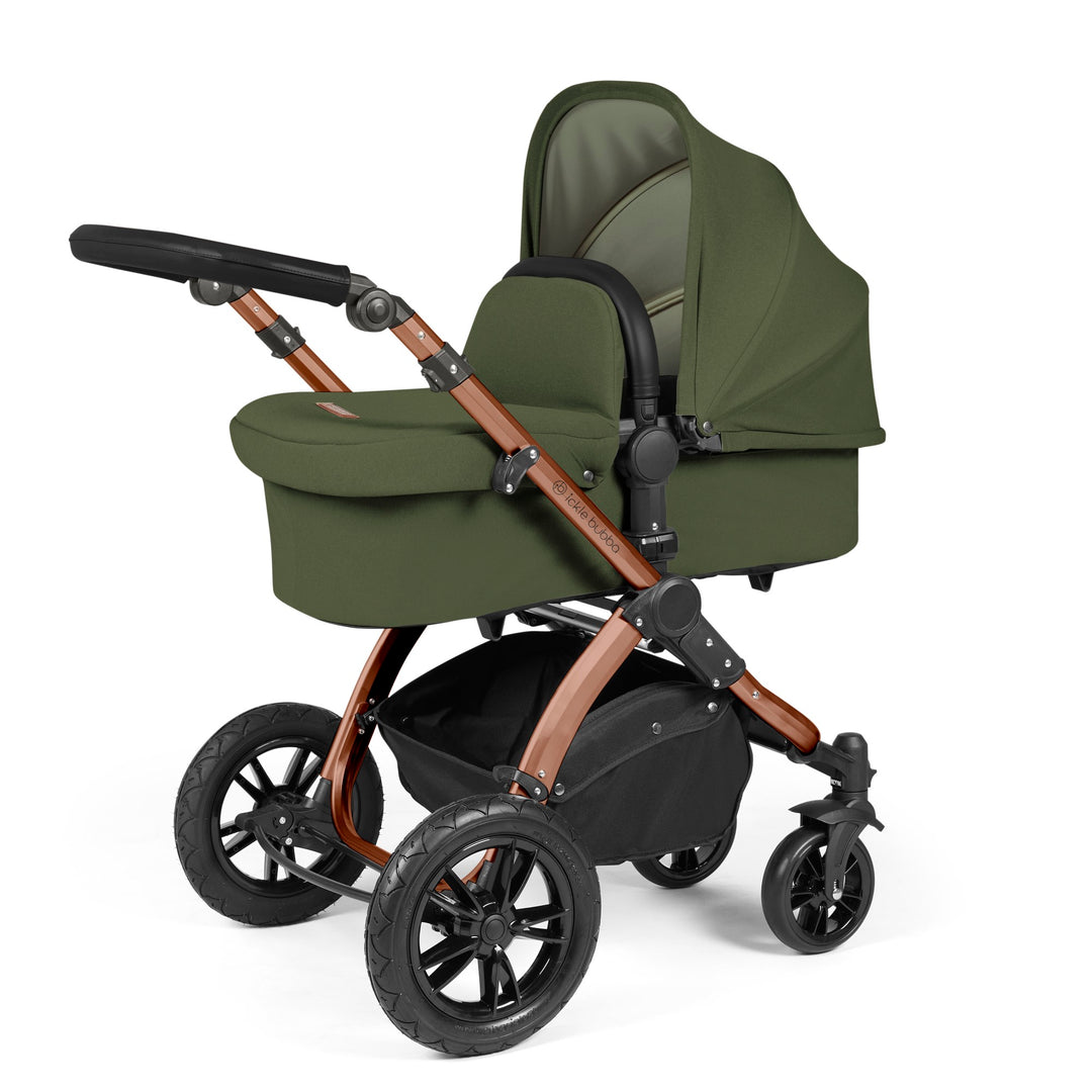 Ickle Bubba Stomp Luxe 12 Piece Nimbus i-Size Travel System Bundle, Woodland / Bronze - image 2