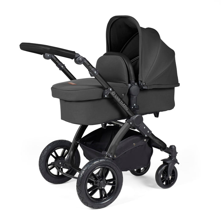 Ickle Bubba Stomp Luxe 12 Piece Nimbus i-Size Travel System Bundle, Charcoal Grey / Black - image 2