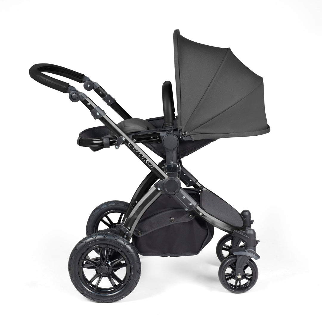 Ickle Bubba Stomp Luxe 12 Piece Nimbus i-Size Travel System Bundle, Charcoal Grey / Black - image 8