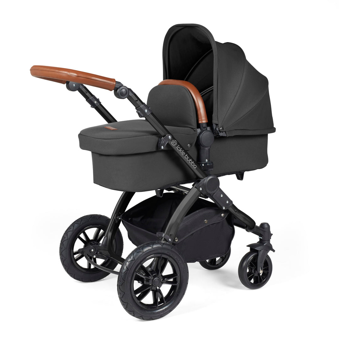 Ickle Bubba Stomp Luxe 12 Piece Nimbus i-Size Travel System Bundle, Charcoal Grey / Black - image 2