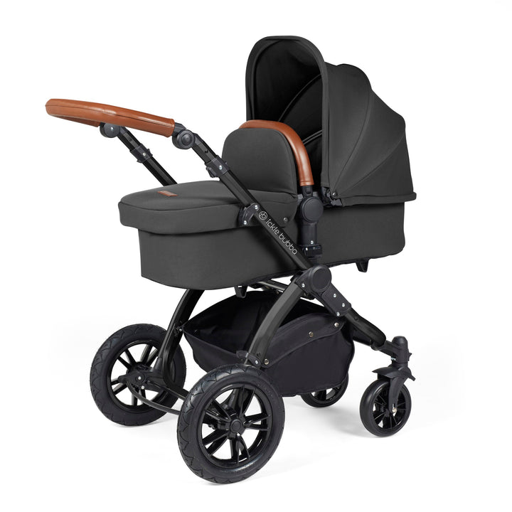 Ickle Bubba Stomp Luxe 12 Piece Nimbus i-Size Travel System Bundle, Charcoal Grey / Black - image 2