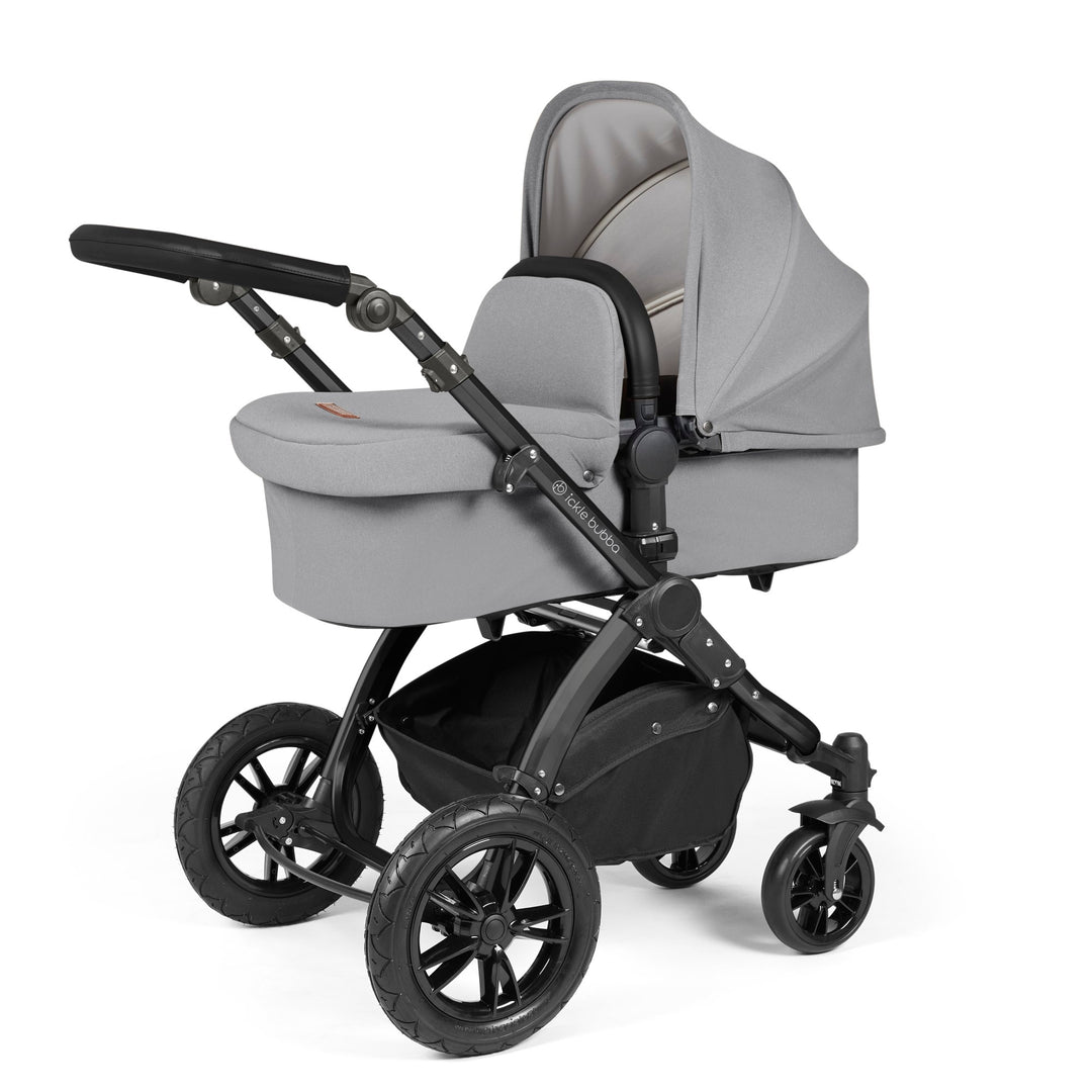 Ickle Bubba Stomp Luxe 12 Piece Nimbus i-Size Travel System Bundle, Pearl Grey / Black - image 2