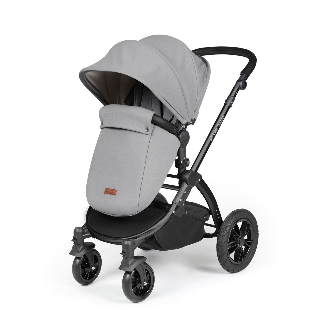 Ickle Bubba Stomp Luxe 12 Piece Nimbus i-Size Travel System Bundle, Pearl Grey / Black - image 6