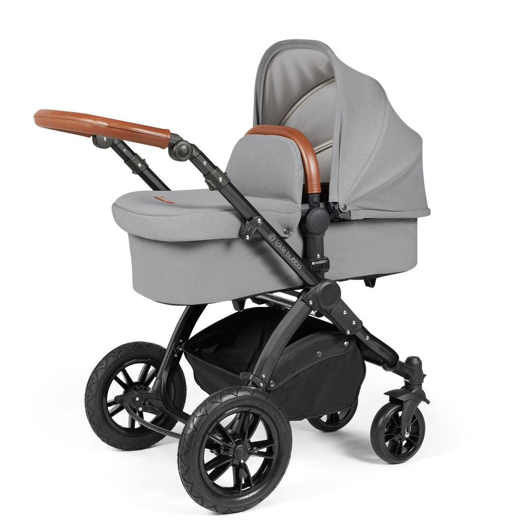 Ickle Bubba Stomp Luxe 12 Piece Nimbus i-Size Travel System Bundle, Pearl Grey / Black - image 2