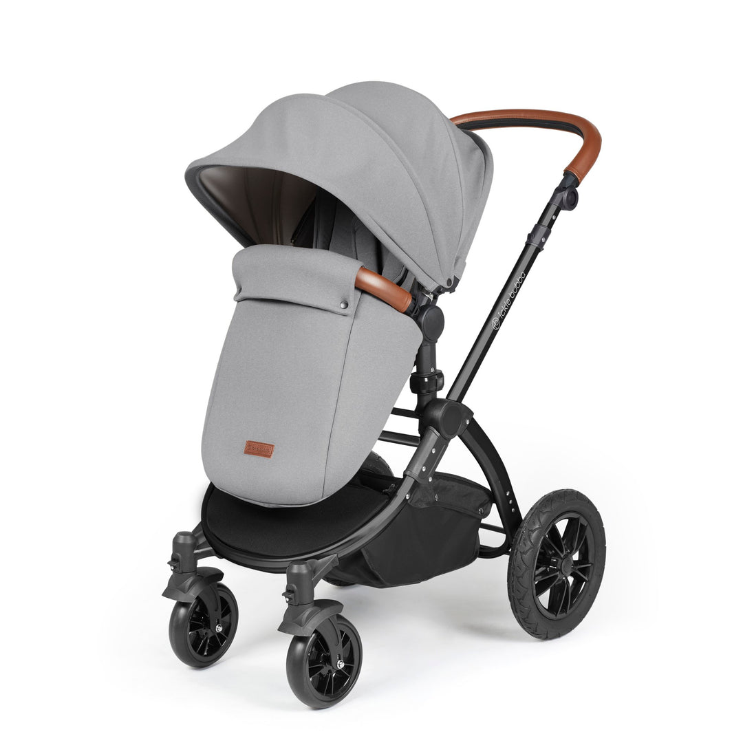 Ickle Bubba Stomp Luxe 12 Piece Nimbus i-Size Travel System Bundle, Pearl Grey / Black - image 6