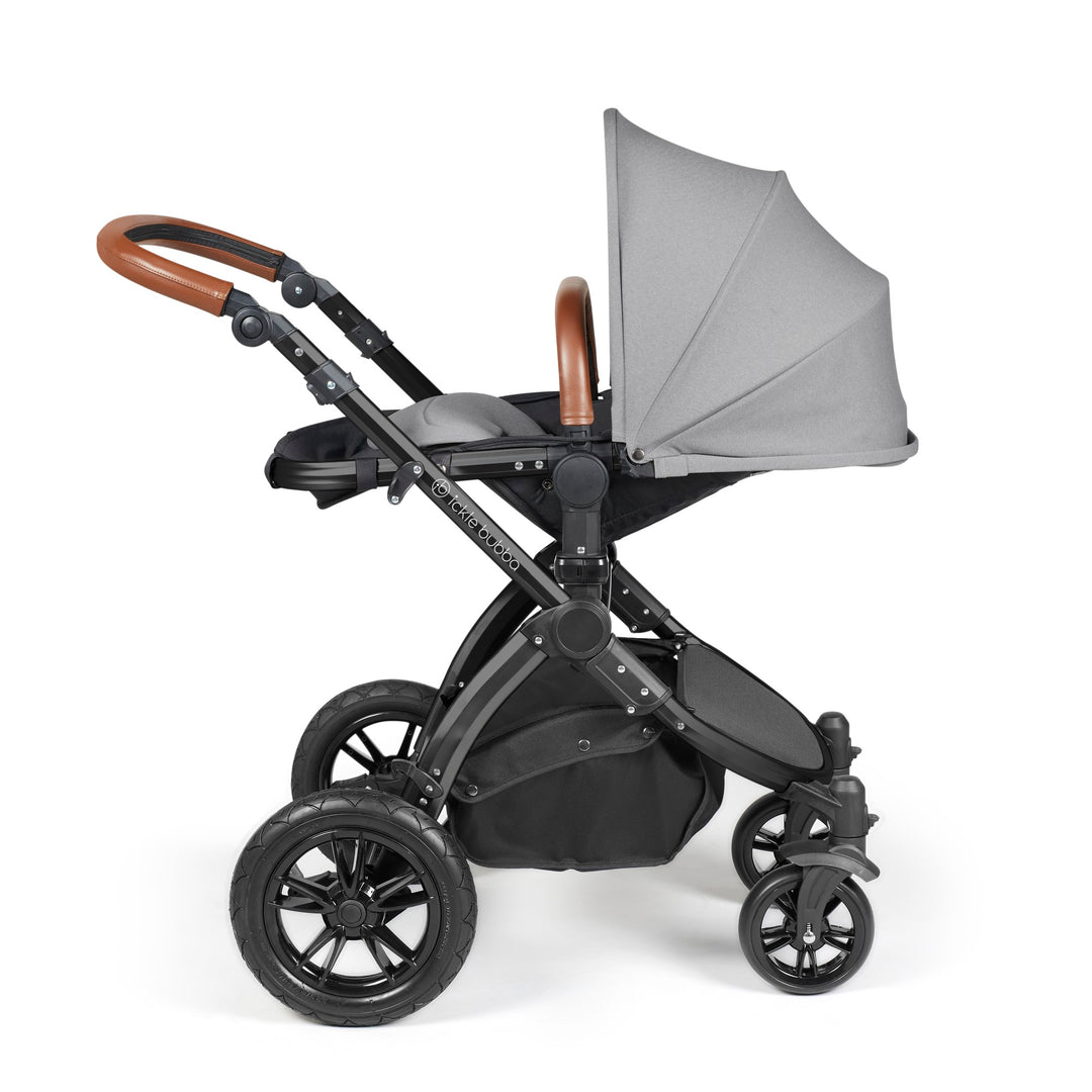 Ickle Bubba Stomp Luxe 12 Piece Nimbus i-Size Travel System Bundle, Pearl Grey / Black - image 8