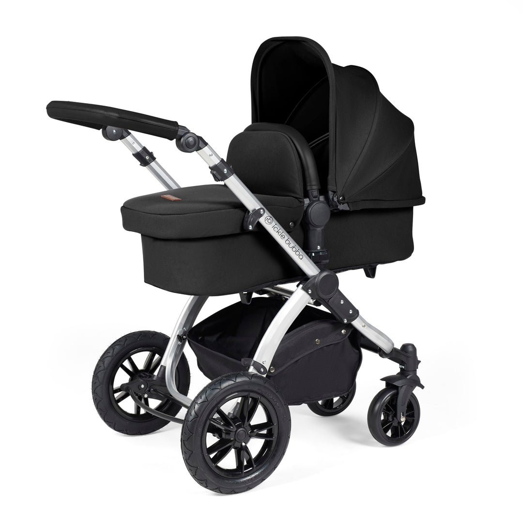 Ickle Bubba Stomp Luxe 12 Piece Nimbus i-Size Travel System Bundle, Midnight / Silver - image 2