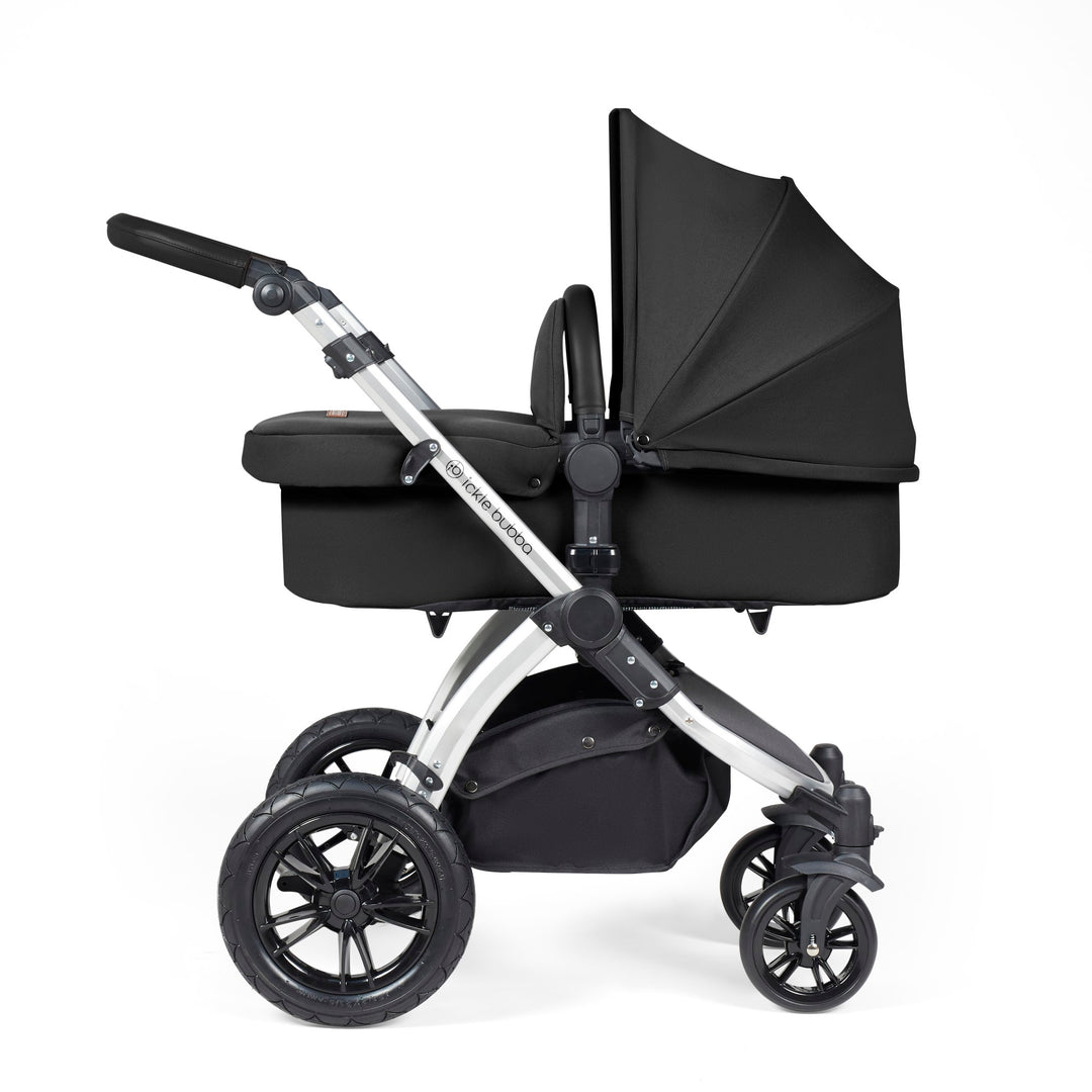 Ickle Bubba Stomp Luxe 12 Piece Nimbus i-Size Travel System Bundle, Midnight / Silver - image 3