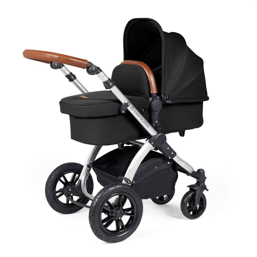 Ickle Bubba Stomp Luxe 12 Piece Nimbus i-Size Travel System Bundle, Midnight / Silver - image 2