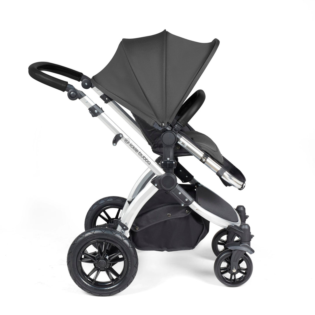 Ickle Bubba Stomp Luxe 12 Piece Nimbus i-Size Travel System Bundle, Charcoal Grey / Silver - image 7