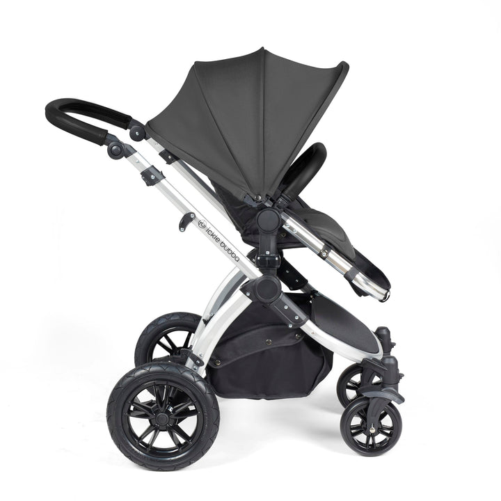 Ickle Bubba Stomp Luxe 12 Piece Nimbus i-Size Travel System Bundle, Charcoal Grey / Silver - image 7