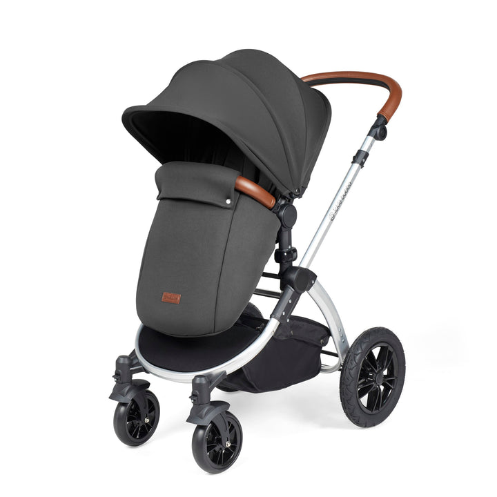 Ickle Bubba Stomp Luxe 12 Piece Nimbus i-Size Travel System Bundle, Charcoal Grey / Silver - image 6