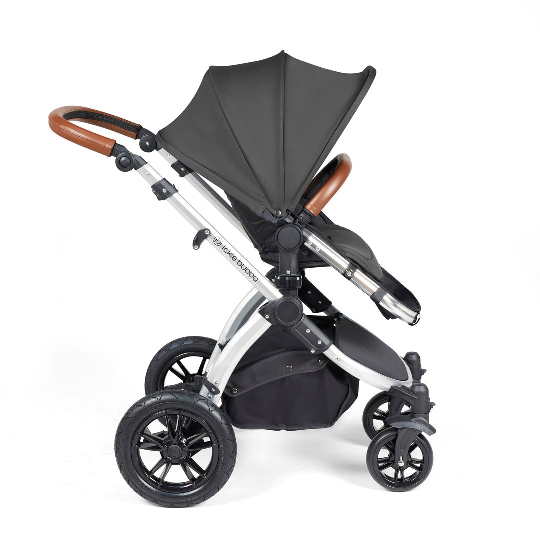 Ickle Bubba Stomp Luxe 12 Piece Nimbus i-Size Travel System Bundle, Charcoal Grey / Silver - image 7