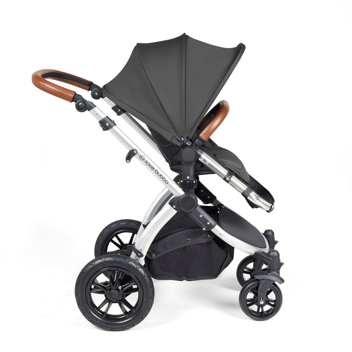 Ickle Bubba Stomp Luxe 12 Piece Nimbus i-Size Travel System Bundle, Charcoal Grey / Silver - image 7