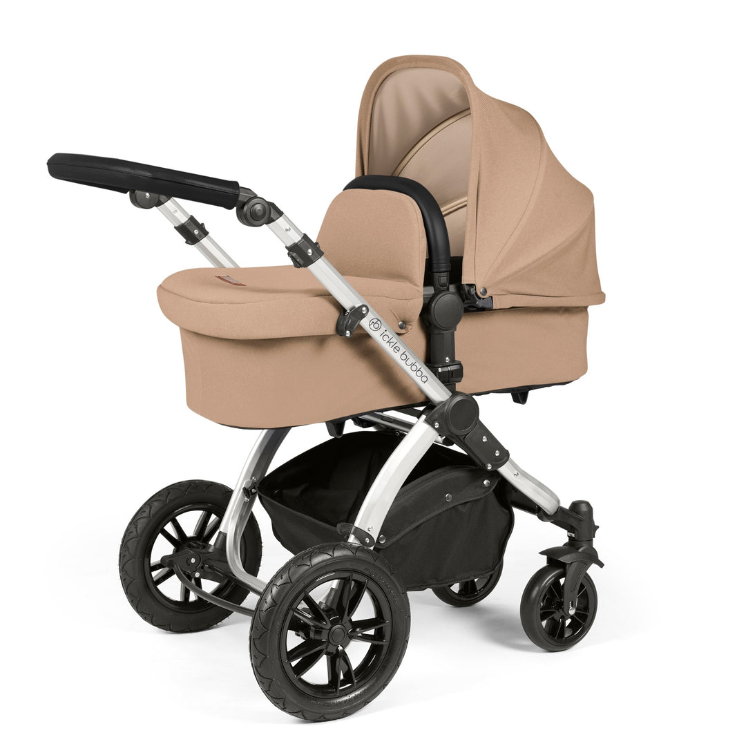 Ickle Bubba Stomp Luxe 12 Piece Nimbus i-Size Travel System Bundle, Desert / Silver - image 2