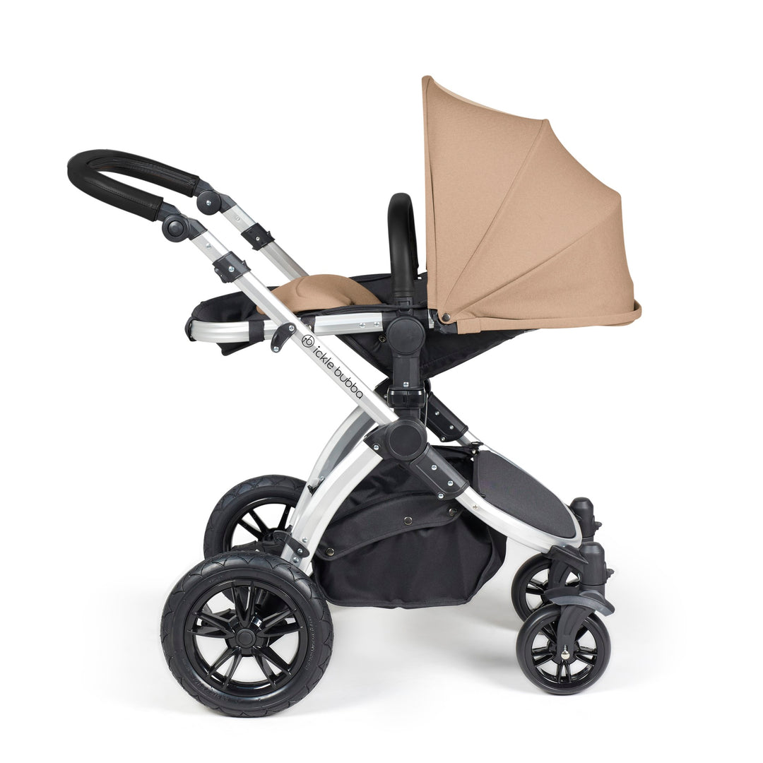 Ickle Bubba Stomp Luxe 12 Piece Nimbus i-Size Travel System Bundle, Desert / Silver - image 8