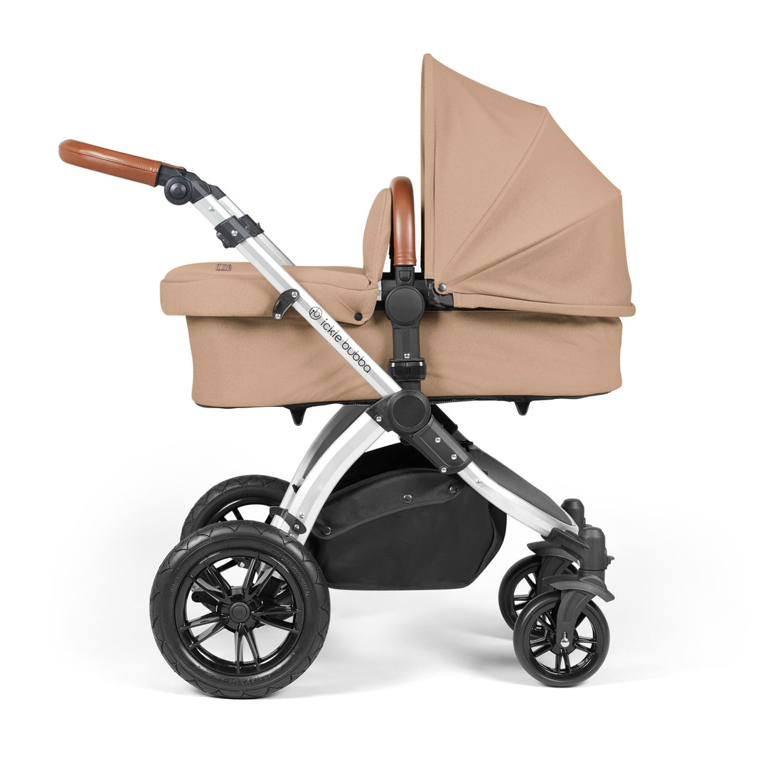 Ickle Bubba Stomp Luxe 12 Piece Nimbus i-Size Travel System Bundle, Desert / Silver - image 3