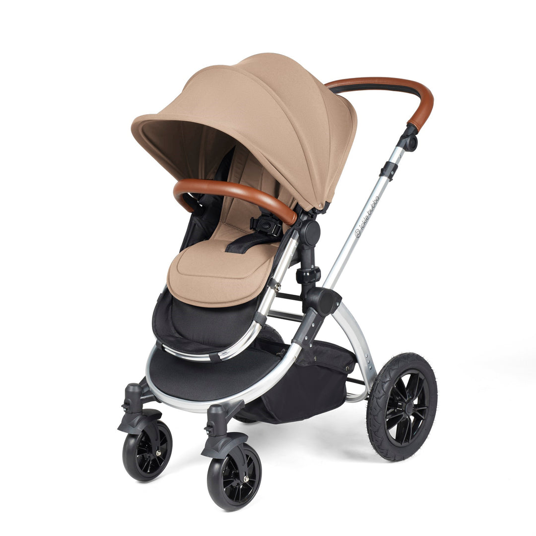 Ickle Bubba Stomp Luxe 12 Piece Nimbus i-Size Travel System Bundle, Desert / Silver - image 5