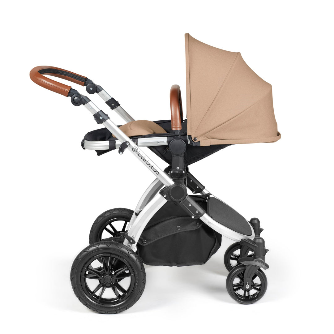 Ickle Bubba Stomp Luxe 12 Piece Nimbus i-Size Travel System Bundle, Desert / Silver - image 8
