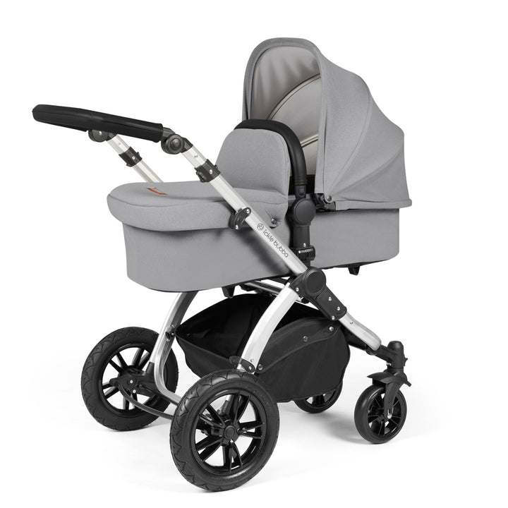 Ickle Bubba Stomp Luxe 12 Piece Nimbus i-Size Travel System Bundle, Pearl Grey / Silver - image 2