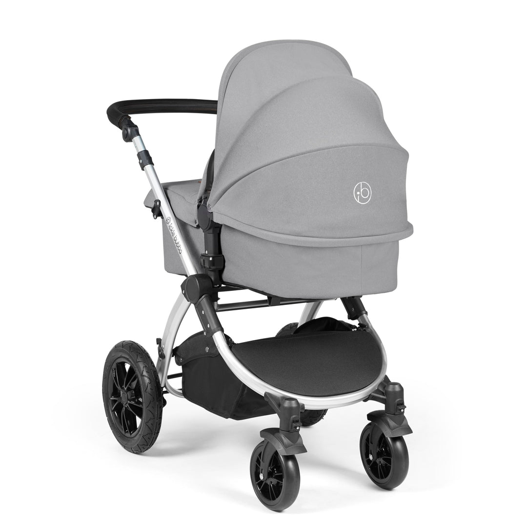 Ickle Bubba Stomp Luxe 12 Piece Nimbus i-Size Travel System Bundle, Pearl Grey / Silver - image 4