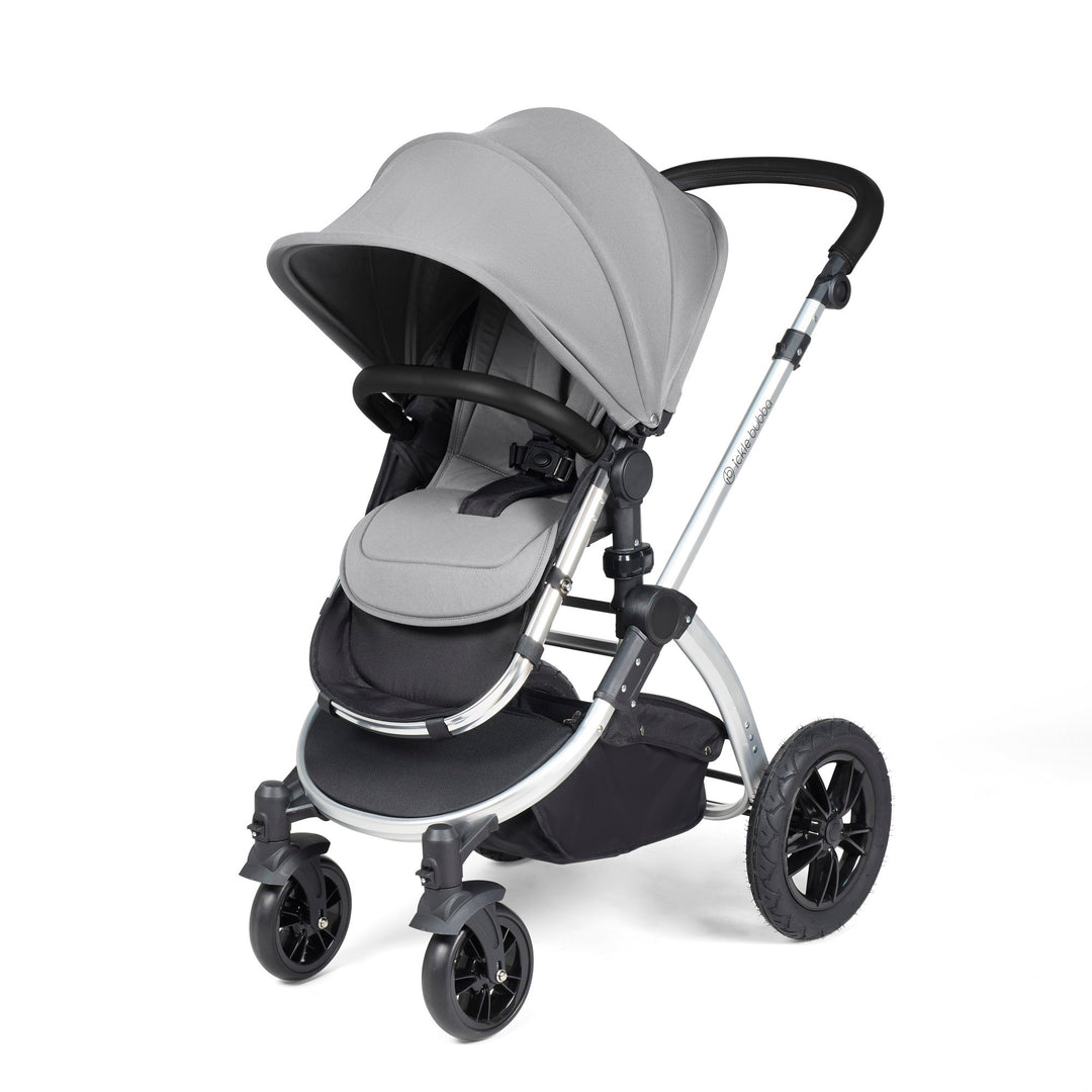 Ickle Bubba Stomp Luxe 12 Piece Nimbus i-Size Travel System Bundle, Pearl Grey / Silver - image 5