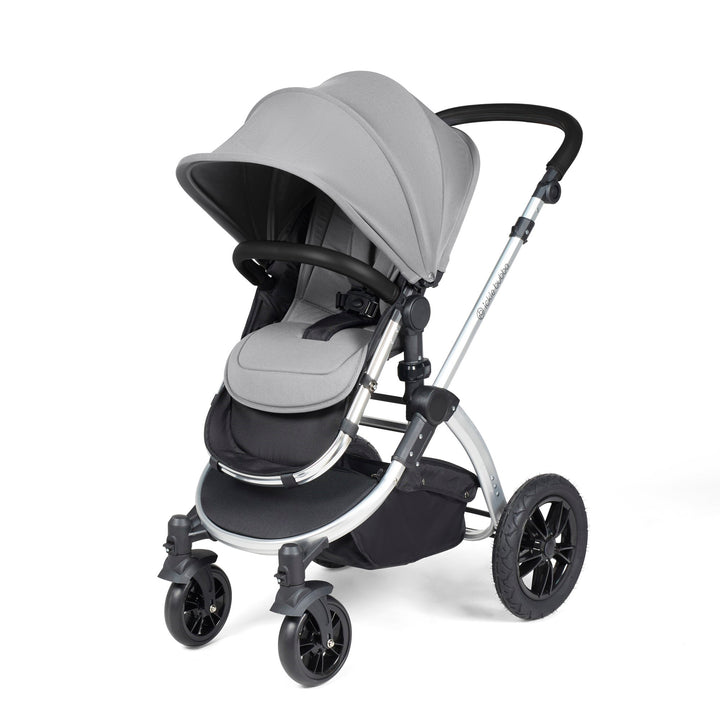 Ickle Bubba Stomp Luxe 12 Piece Nimbus i-Size Travel System Bundle, Pearl Grey / Silver - image 5