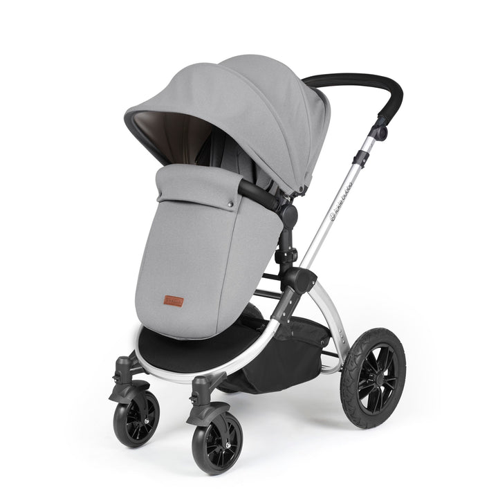Ickle Bubba Stomp Luxe 12 Piece Nimbus i-Size Travel System Bundle, Pearl Grey / Silver - image 6