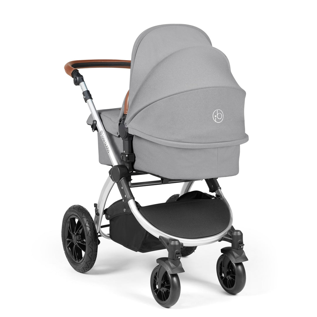 Ickle Bubba Stomp Luxe 12 Piece Nimbus i-Size Travel System Bundle, Pearl Grey / Silver - image 4