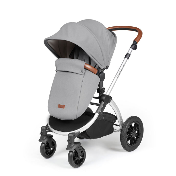 Ickle Bubba Stomp Luxe 12 Piece Nimbus i-Size Travel System Bundle, Pearl Grey / Silver - image 6