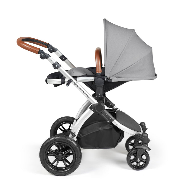 Ickle Bubba Stomp Luxe 12 Piece Nimbus i-Size Travel System Bundle, Pearl Grey / Silver - image 8