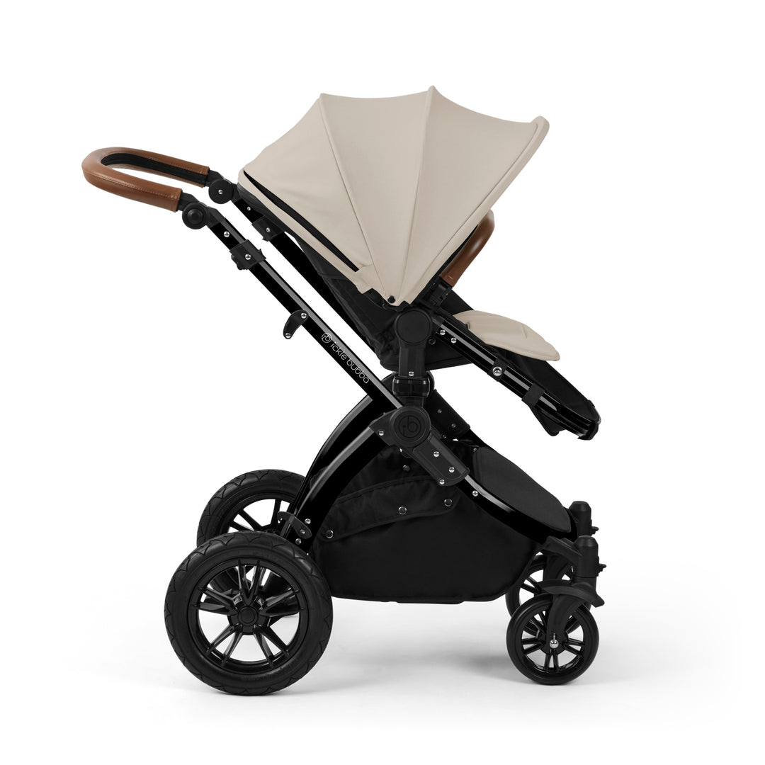 Ickle Bubba Stomp Luxe 12 Piece Maxi-Cosi CabrioFix i-Size Travel System Bundle, Stone / Black - image 7