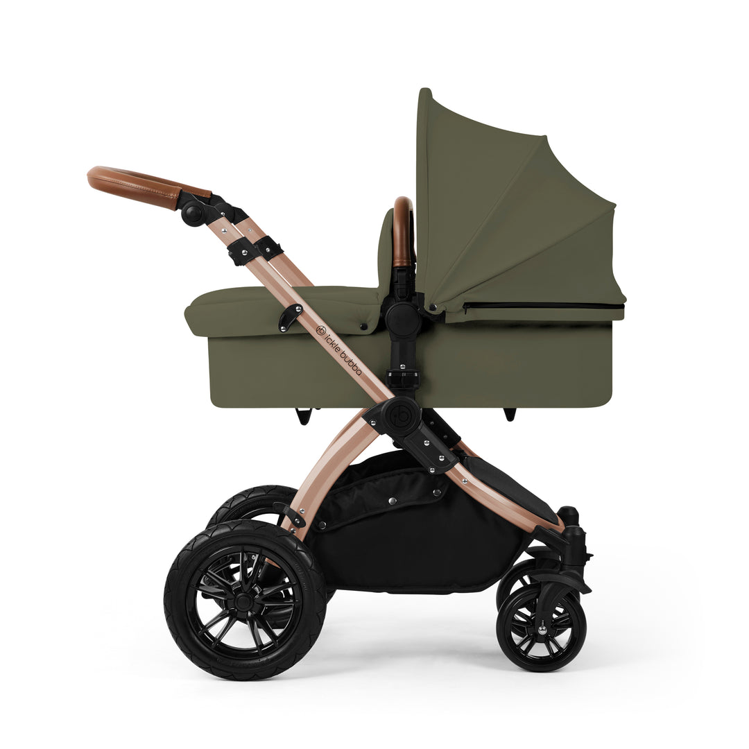 Ickle Bubba Stomp Luxe 12 Piece Maxi-Cosi CabrioFix i-Size Travel System Bundle, Woodland / Bronze - image 3