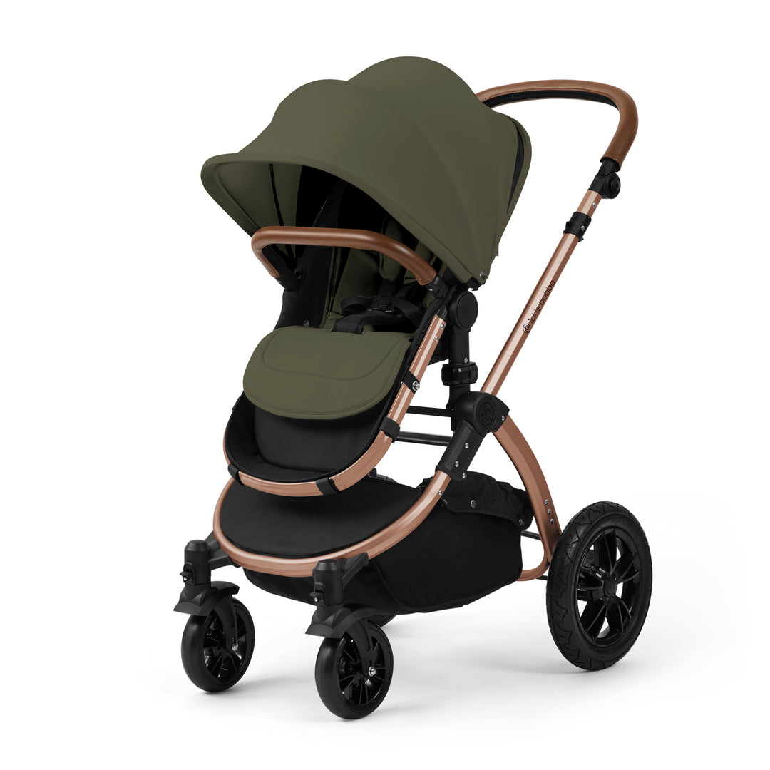Ickle Bubba Stomp Luxe 12 Piece Maxi-Cosi CabrioFix i-Size Travel System Bundle, Woodland / Bronze - image 5