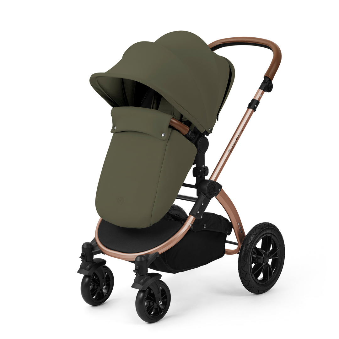Ickle Bubba Stomp Luxe 12 Piece Maxi-Cosi CabrioFix i-Size Travel System Bundle, Woodland / Bronze - image 6