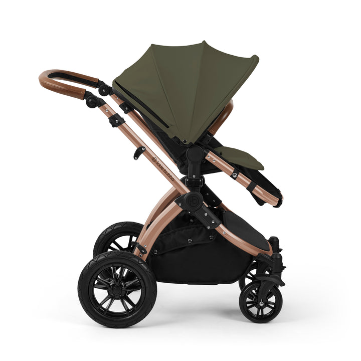 Ickle Bubba Stomp Luxe 12 Piece Maxi-Cosi CabrioFix i-Size Travel System Bundle, Woodland / Bronze - image 7
