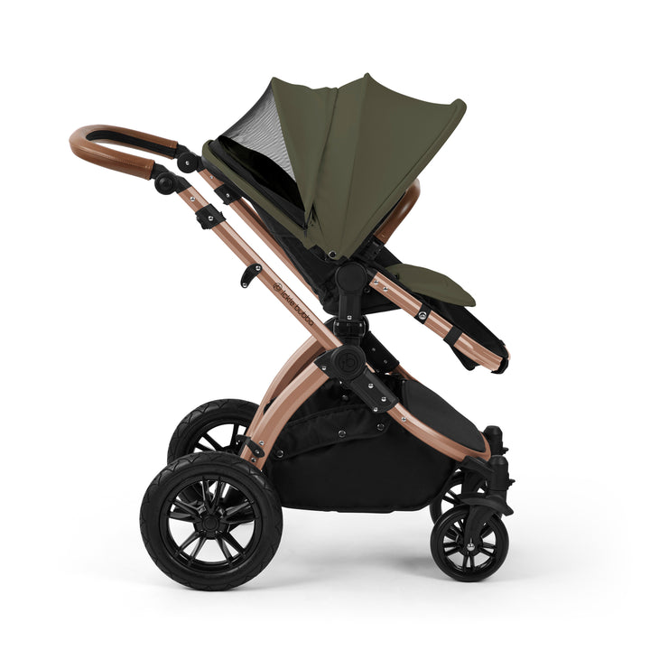 Ickle Bubba Stomp Luxe 12 Piece Maxi-Cosi CabrioFix i-Size Travel System Bundle, Woodland / Bronze - image 8